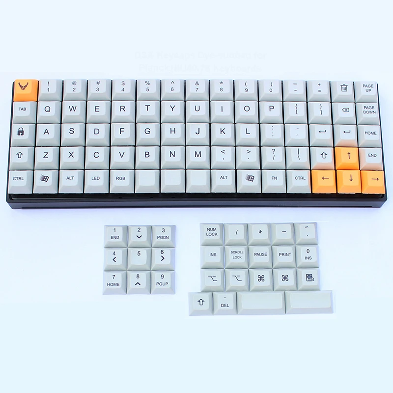 Колпачки DSA для механической клавиатуры и переключателей планков Niu40 XD75 RGB75 Ortholinear