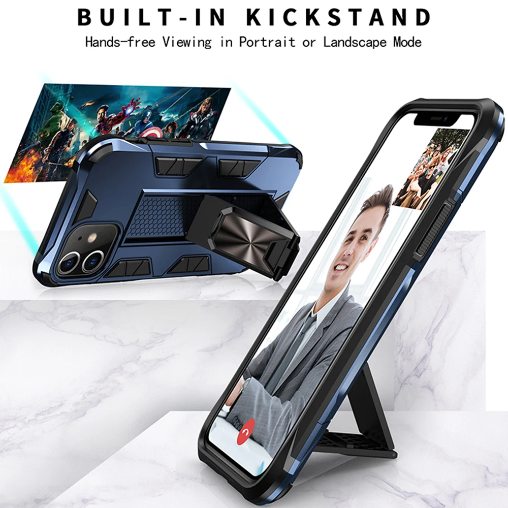 Защитный противоударный чехол для телефона Apple iPhone 12 11 Pro Max i X XR XS 8 7 6S 6 Plus