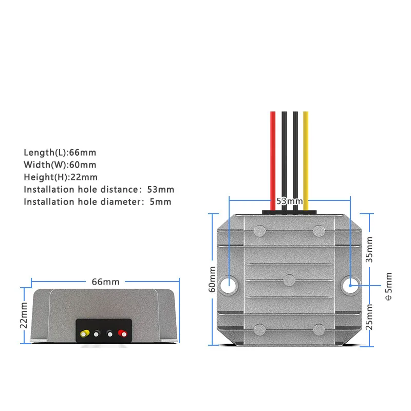 36V48V to 19V DC power converter 30~60V car laptop supply module |