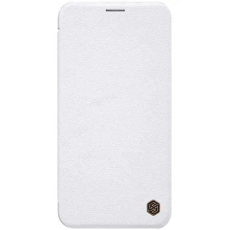 White Для iphone 11 11 Pro Max чехол NILLKIN Флип кожаный чехол слот для карт задняя крышка для iphone XS Max XR X 8 7 6 6S Plus 5s SE чехол - Цвет: White