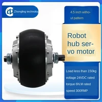 4 5 inch robot hub servo motor dc 24v 48v drive agv car load built in encoder zllg45asm200zlac706can8015