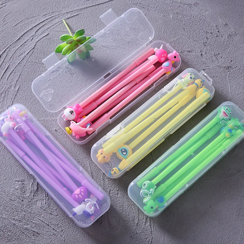 

Creative Gel Pen Box Set 6 Packs Free Stationery Box Set Pen Water Pen Signature Pen Practical Set