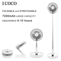 portable fans cooling telescopic folding and portable three in one 7200mahbattery air conditioner appliances usb fan