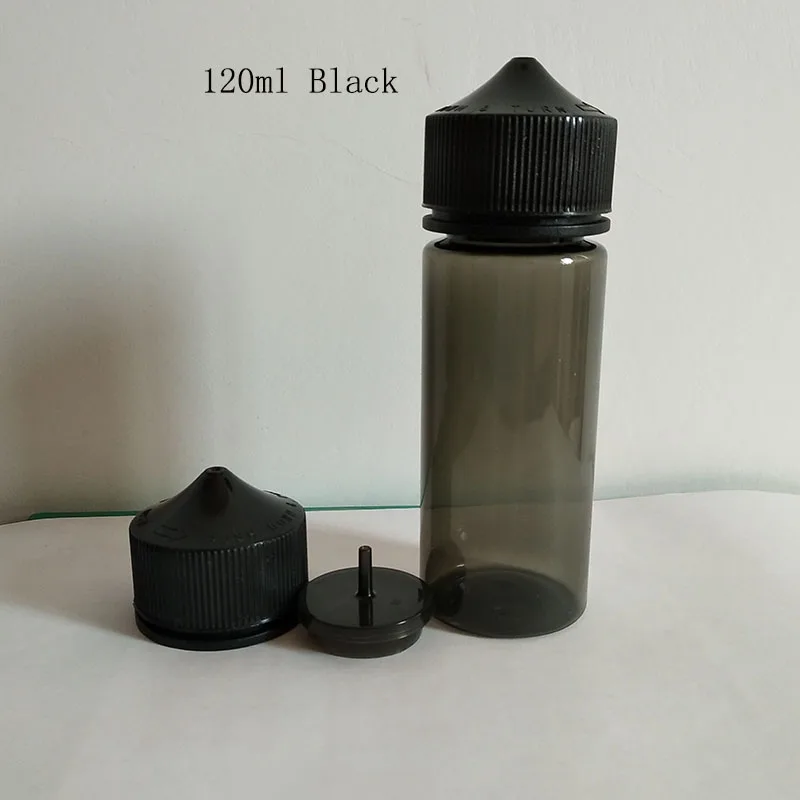 120ml Black 2000 шт пустой флакон-капельница E жидкая Ручка Форма PET PE длинная Бутылка 10 мл 15 мл 30 мл 50 мл 60 мл 100 мл 120 мл с контроль вскрытия крышка - Цвет: 120ml Black