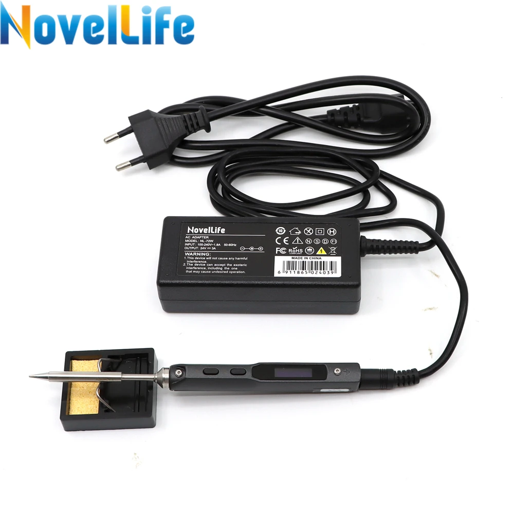 Новый блок питания 24 В 3 А для электрического мини паяльника TS100 SH72 вилка ЕС США