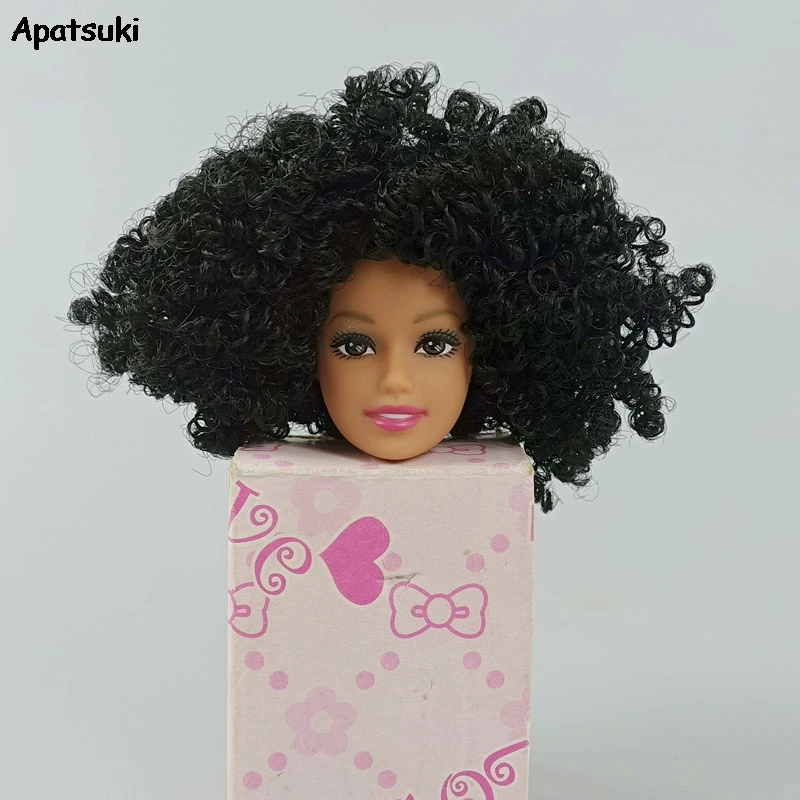 Black Africa Head Explosive Wig Funny Circus Wigs Doll for 11.5&quot Heads 1/6 BJD Cosplay Party Accessories | Игрушки и хобби