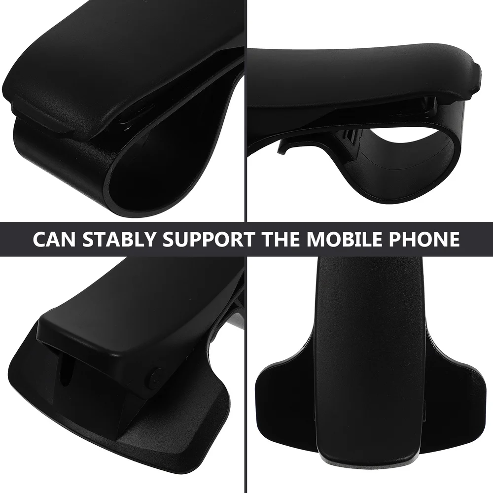 

1Pc Durable Car Phone Holder Auto Dashboard Phone Mount Phone Stand (Black)