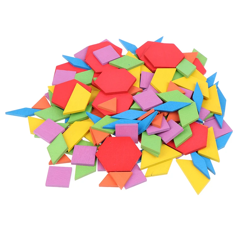 Горячая Распродажа 155 шт деревянная настольная игра-головоломка набор красочные