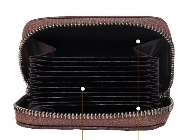 Винтажные кожаные мужские кошельки растительного дубления чехол для