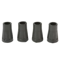 4pcs replacement rubber tips end for hiking stick walking trekking poles4cm