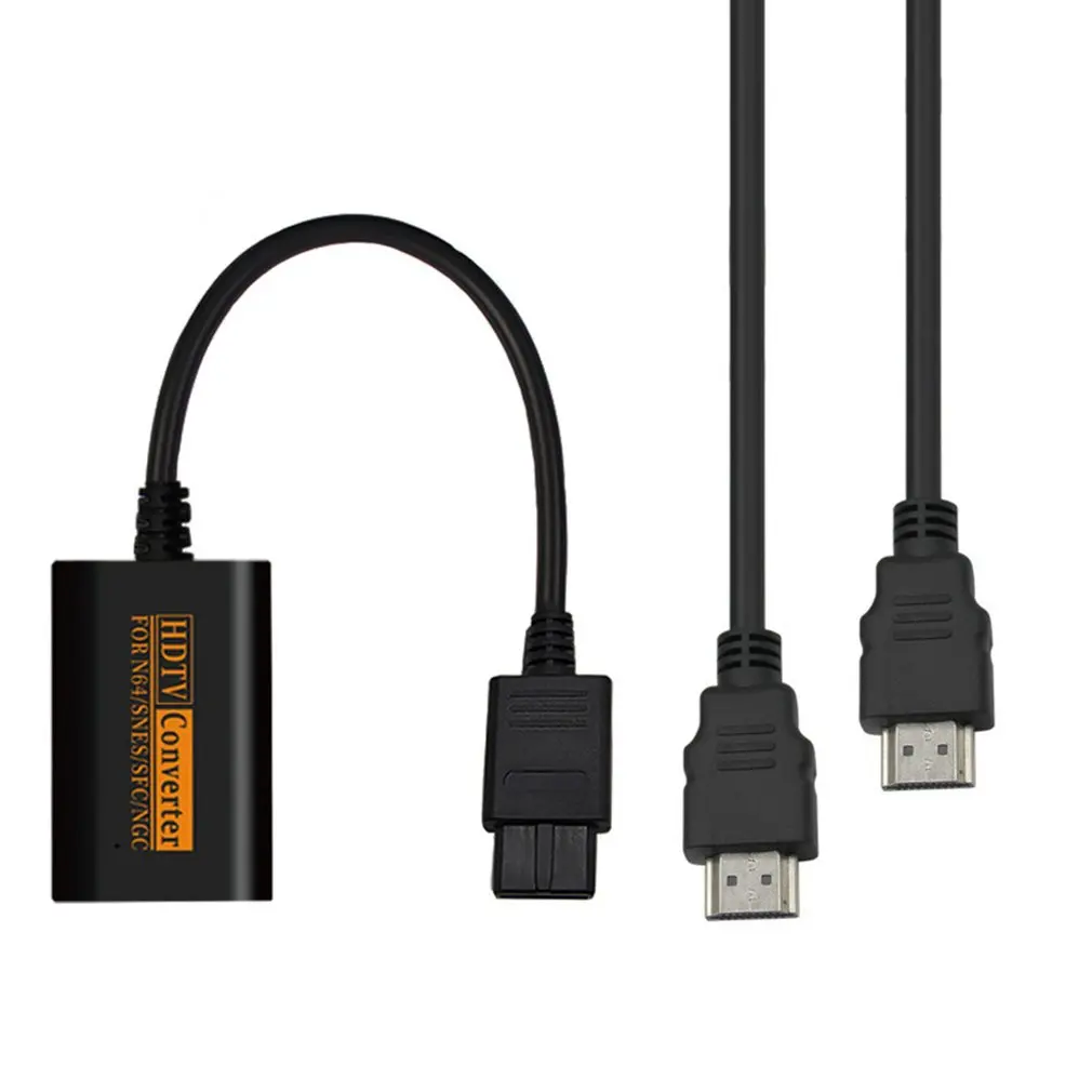 Совместимый с HDMI преобразователь Переключатель для N64 SNES NGC SFC в HDTV видео Scart