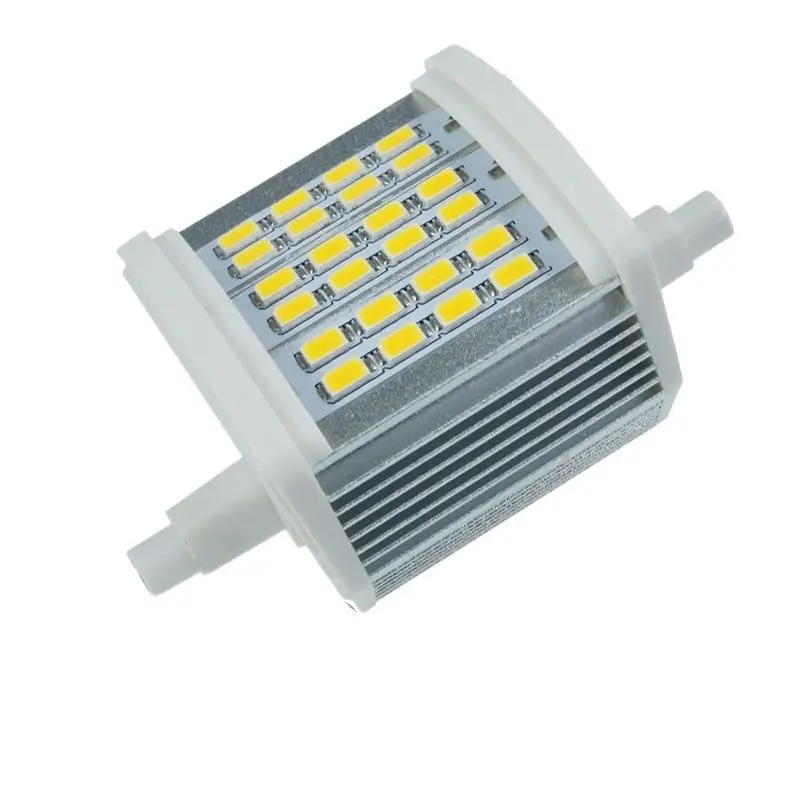 30 шт./лот 78 мм Светодиодная лампа R7S 8 Вт с 24 шт. SMD5730 j78 трубка прожектора AC85-265V 3 года