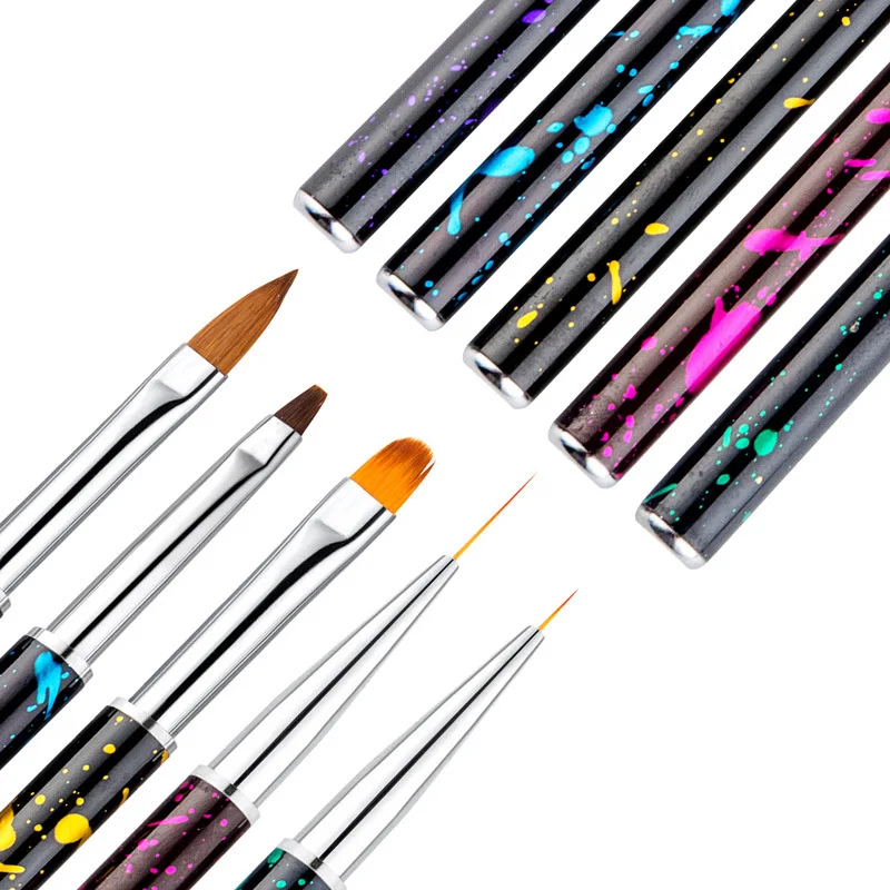 1 шт. акриловая кисть для рисования с ручкой-вкладышем разных размеров