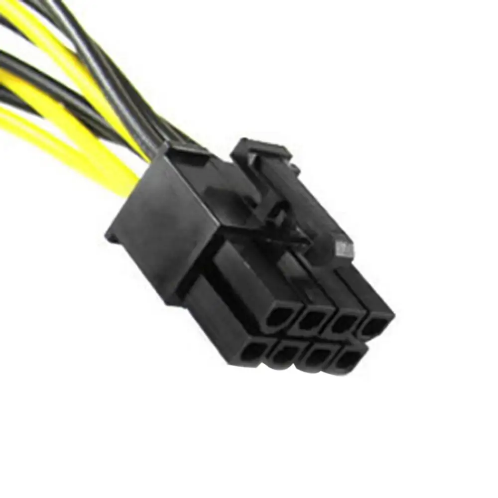 Новый двойной 15 Pin SATA штекерным PCIe 8Pin(6 + 2) Мужской Мощность адаптер питания кабель