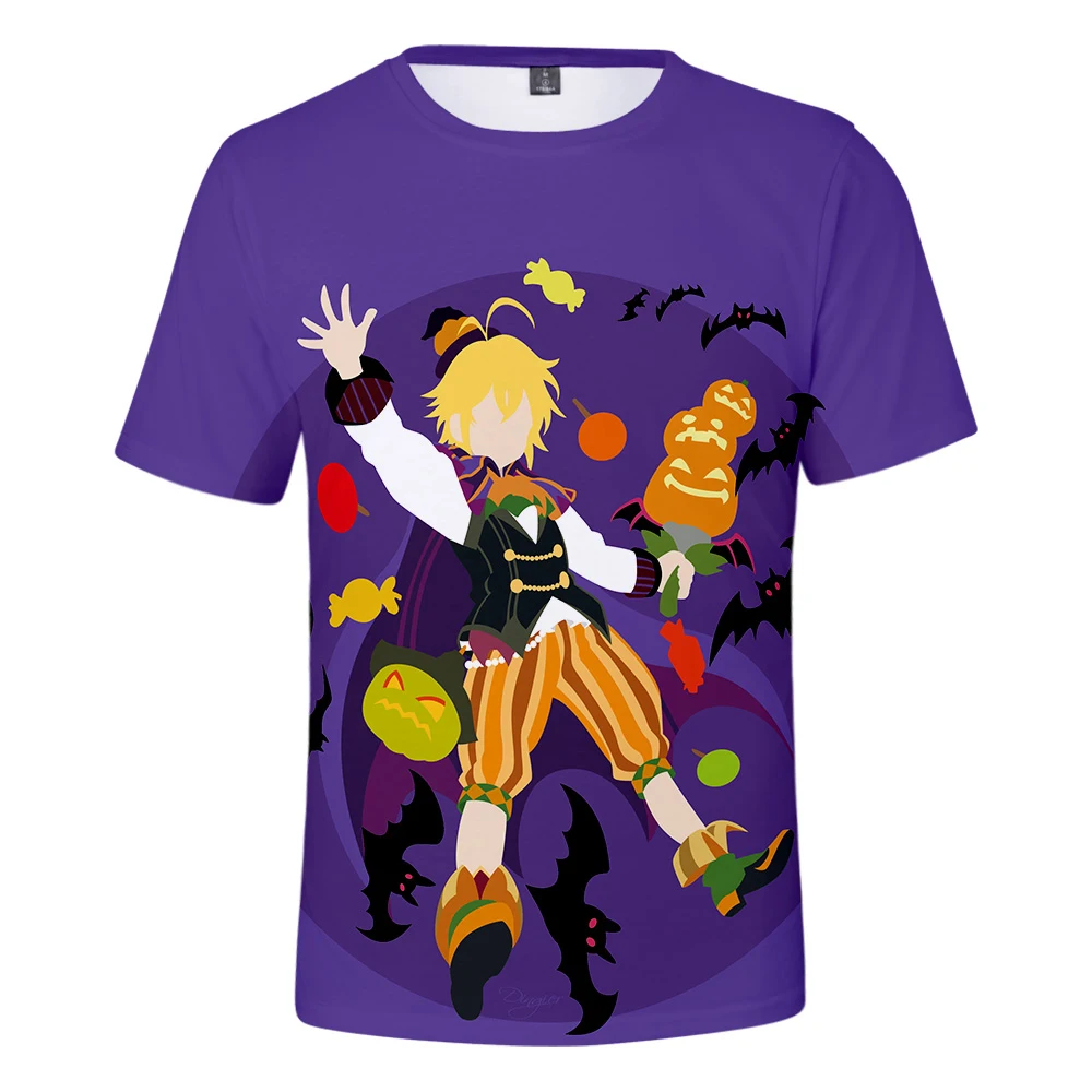 

Customized meliodas 3D printing summer men's/women's new fashion T-shirts children's popular hot selling casual short sleeves