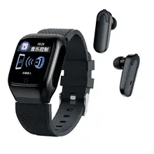 Умные часы S300 Bluetooth-наушники 2 в 1 фитнес-браслет с измерением кровяного давления музыкальные спортивные водонепроницаемые Смарт-часы
