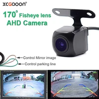xcgaoon full hd 19201080 night vision fisheye lens vehicle reverse backup rear view ahd camera for android dvd ahd monitor
