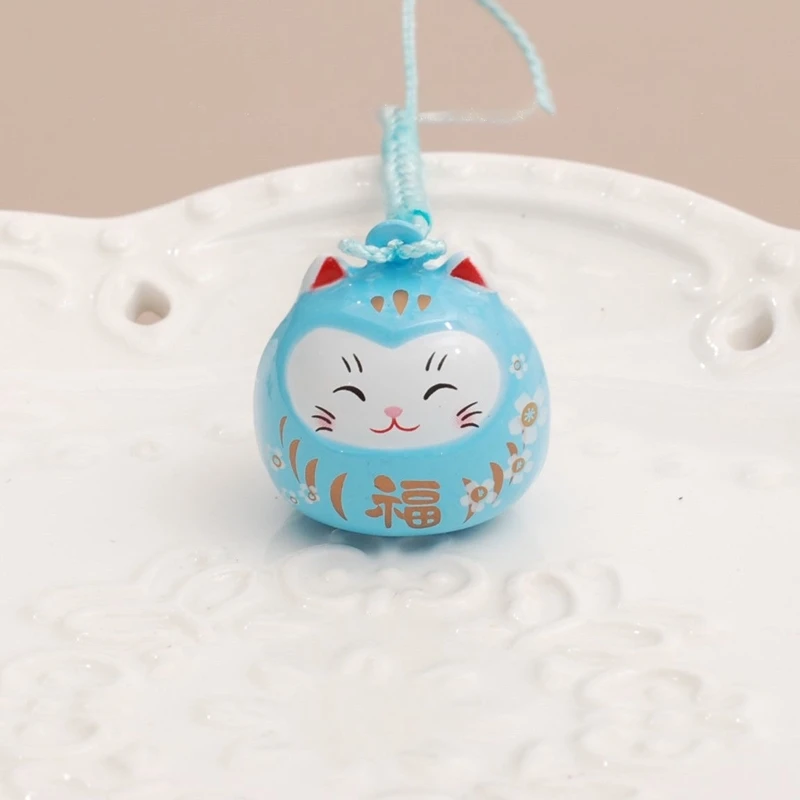cartoon japan lucky cat keychain maneki neko trinkets car phone accessory bag pendant good luck fortune wealth couple gift free global shipping