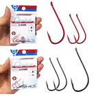 10 шт.30 шт.партия, крючок из высокоуглеродистой стали, размер 1-8