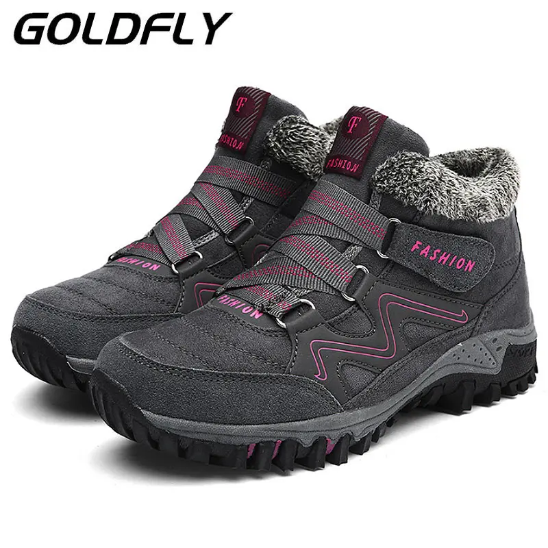 

Женские сапоги 2022, зимняя обувь, теплые зимние сапоги, Мужская теплая обувь до середины икры, зимние сапоги с толстым плюшем для женщин, хлоп...