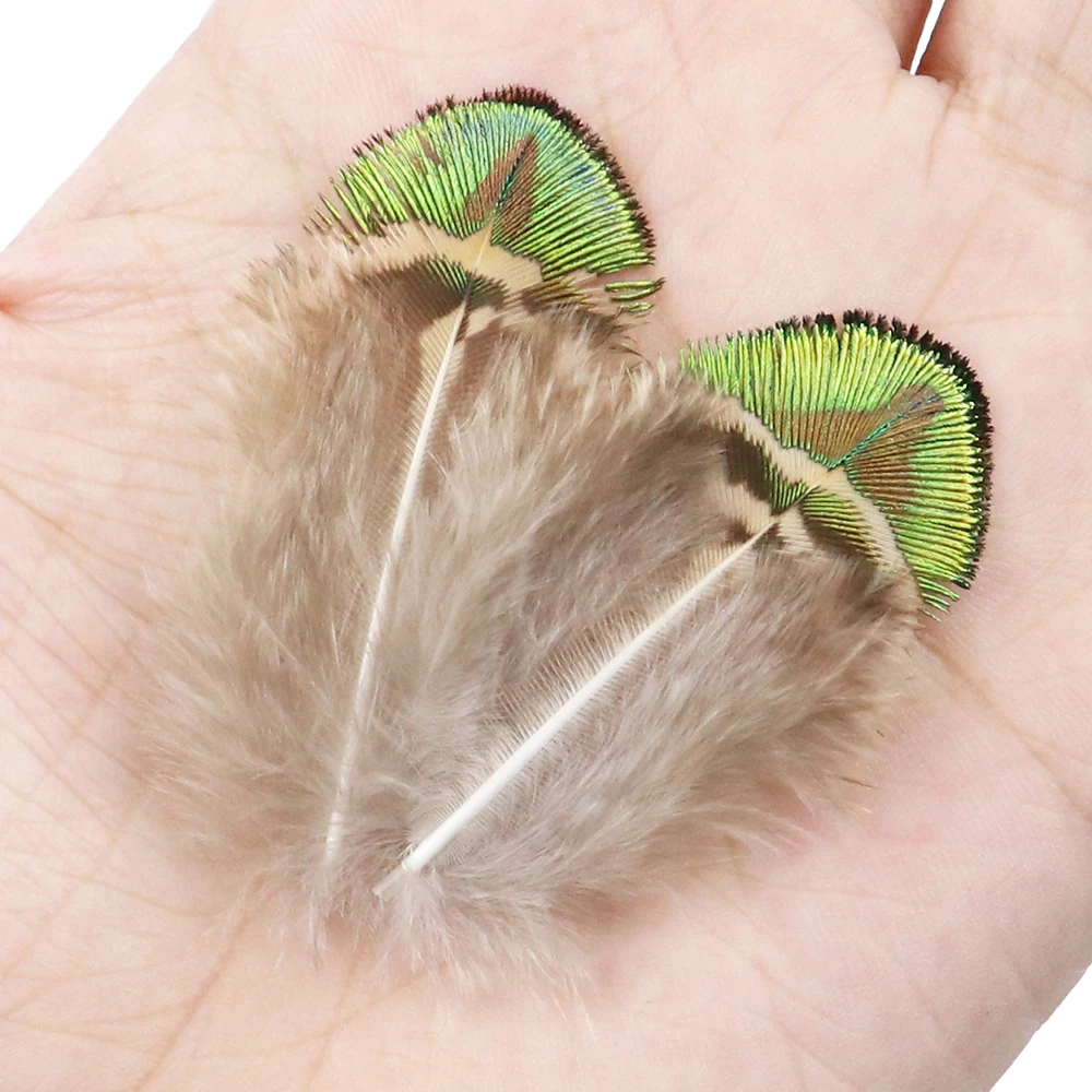 

20/50PCS High Quality Peacock Feathers 3-7cm Beautiful Natural Feather for Craft Accessory Wedding Diy Stage Clothing Decorative