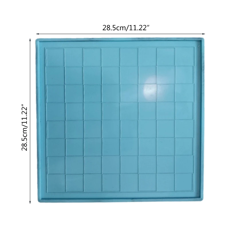 

2021 New Crystal Epoxy Resin Mold Chess Board Casting Silicone Mould DIY Crafts Making 2020 trend