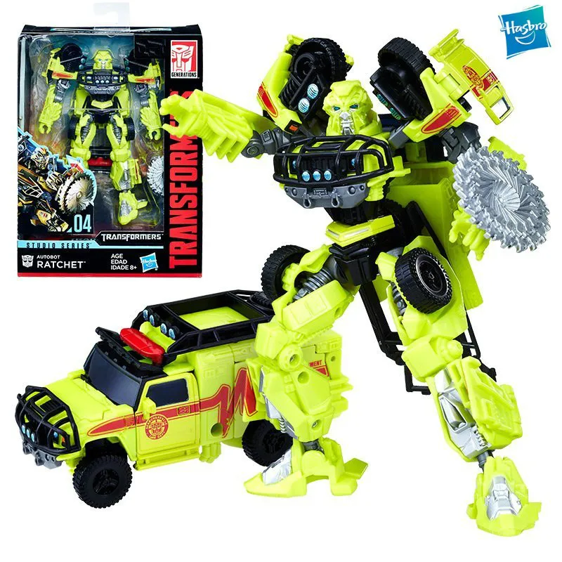 

Original Hasbro Transformers Classic Movie Studio Series 04 Enhanced Series Ambulance Deformation Robot Toys for Children