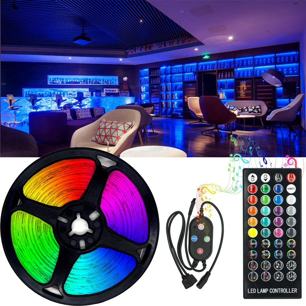 

Bluetooth Christmas LED Lights luces LED RGB 5050 SMD 2835 Waterproof Flexible Ribbon DC12V 5M 10M 15M Holiday Decor LED Strips