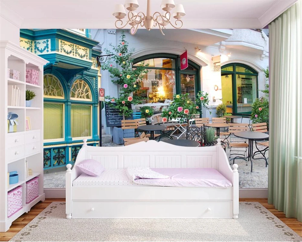 Beibehang индивидуальные трехмерные обои в европейском архитектурном стиле для