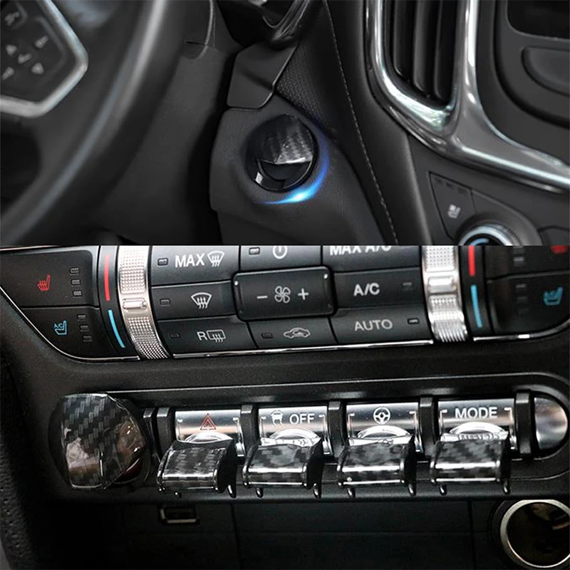 SPEEDWOW карбоновое волокно автомобильный двигатель зажигания СТАРТ стоп кнопка