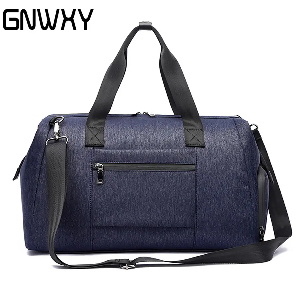 GNWXY Hot Men Waterproof Travel Bags Dry Wet Separation Overnight Weekend Bag Large Capacity With Shoe Compartment Luggage Bag