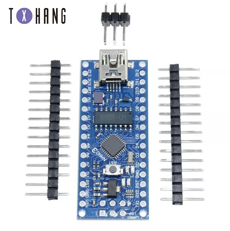Микроконтроллер Nano V3.0 ATmega168 / 328P 5 В 16M для Arduino ATF с Загрузчиком совместимая Плата
