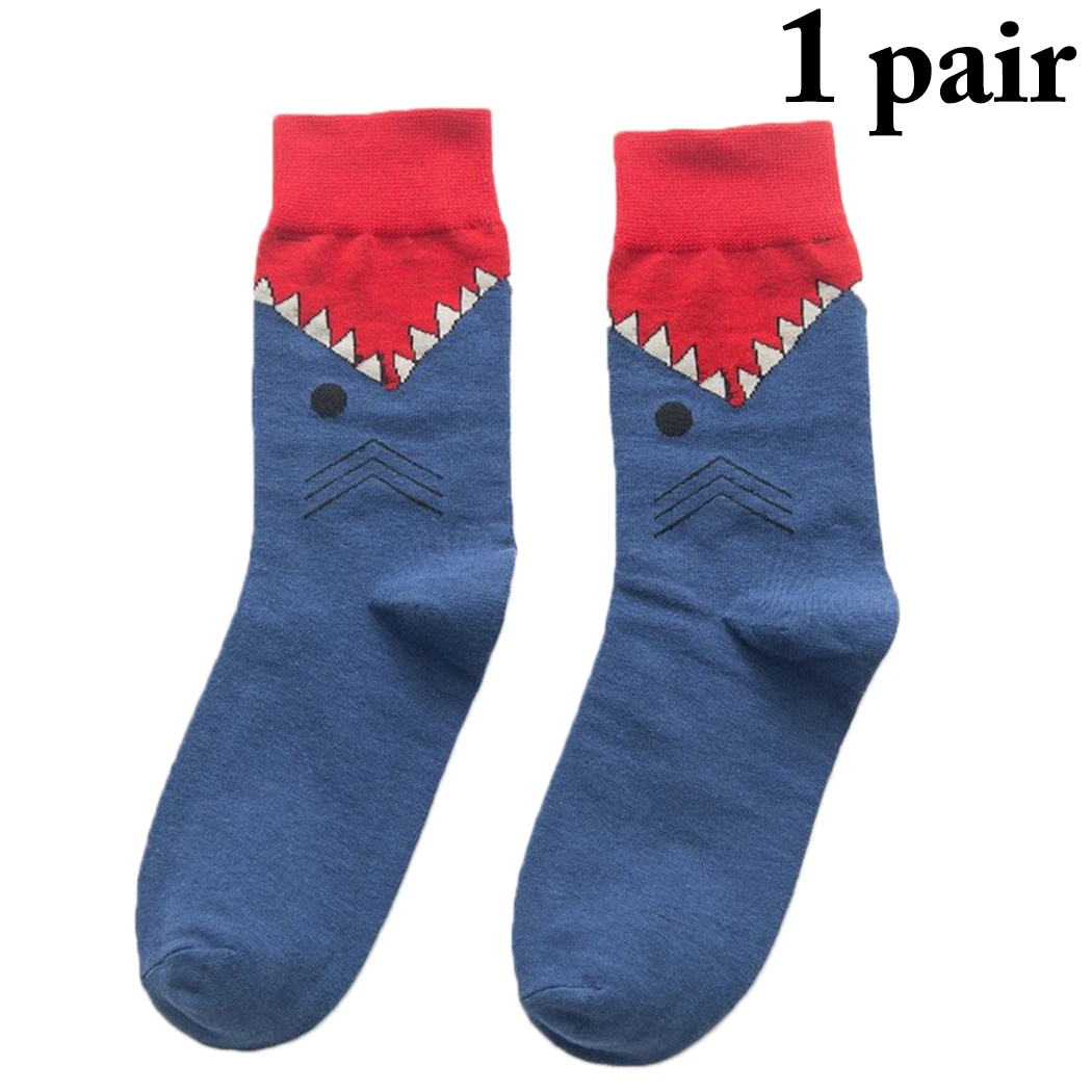 Повседневные Дышащие мужские носки Модные Винтажные высокие с принтом крокодила