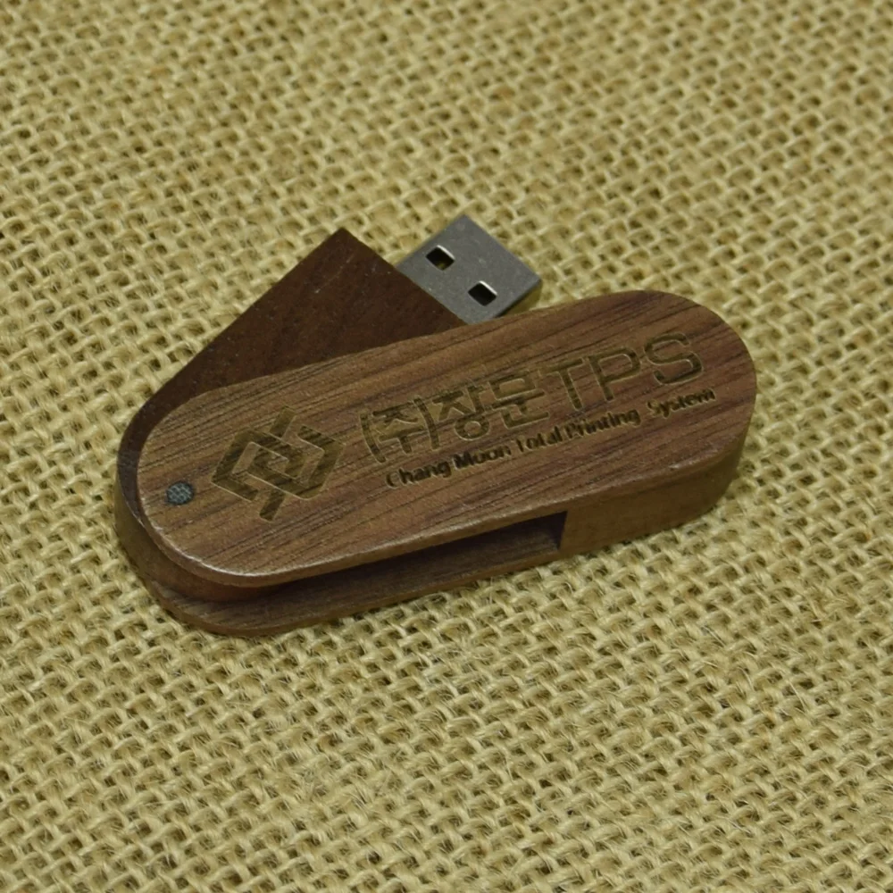 Портативный деревянный USB-флеш-накопитель в виде ореха Usb 2 0 карта памяти с