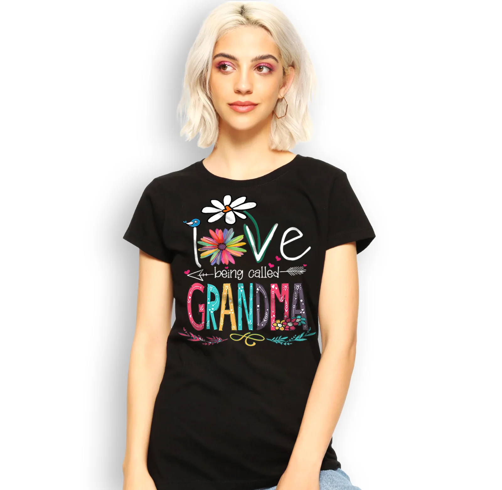 

I Love Being Called Grandma Mimi Nana Gigi Lover T-Shirt, Funny Grandma Shirt