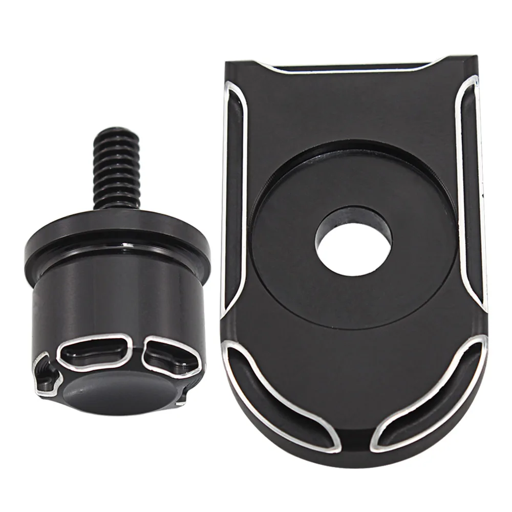 Мотоцикл черный заднее крыло шуруп Крепления Сиденья Tab крышка оборудования края