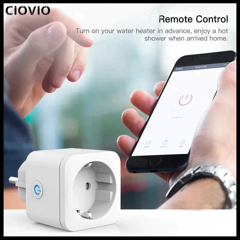 Умная розетка Power Cube с измерительной интеллектуальной розеткой 16А Oubiao