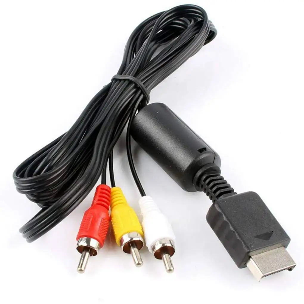 1 м удлиненная Замена для PlayStation PS3 PS2 PS1 AV аудио видео кабель Шнур Консоль система
