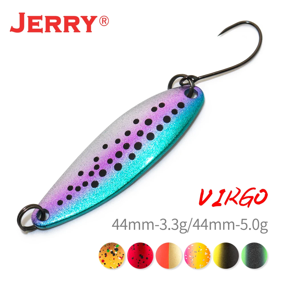 Джерри Дева 1шт области ложки форели троллинг высококачественные рыболовные