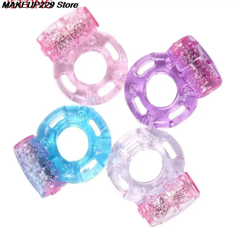 Penis Vibrating Ring Lasting Enlarge Cock Harness Prepuce Bondage Men Sex Toy Erect Fetish Couples Sexual Brinquedos Random | Красота и