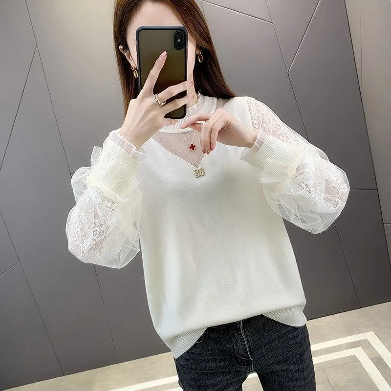 

Women Knitted Fashion Sweater Leisure Soft Warm Women's Oversize Sweater Chic Vintage Knit Sweater Girl Basic Female Knitwear