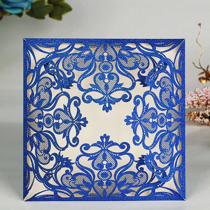 1 шт. Свадебное приглашение с конвертом в виде цветка|Открытки и приглашения| |