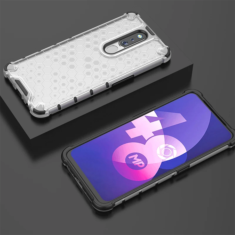 Гибридный защитный противоударный чехол для OPPO A9 A9X A7X F9 F11 Pro Reno 2 Realme 5 Q прочный