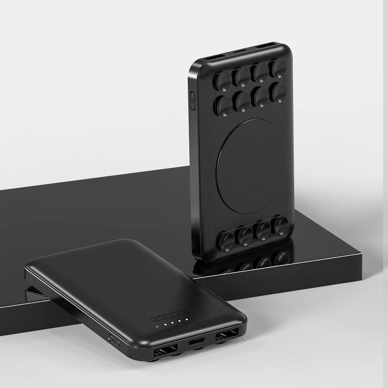 Мини QI беспроводной 20000mah внешний аккумулятор портативное зарядное устройство