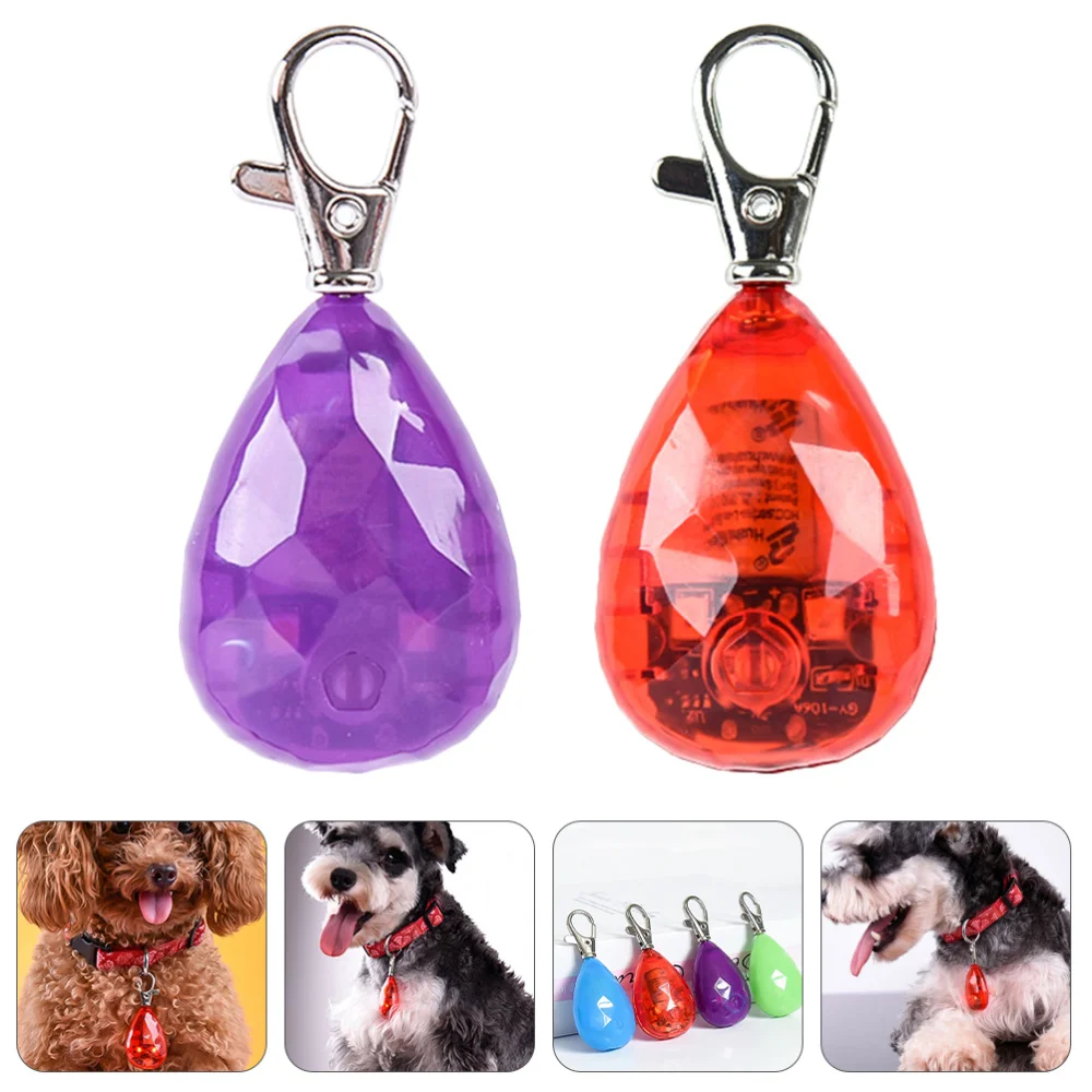 

2pcs Pet Hanging Pendant Dog Safety Pendant Light Dog Collar Light Pet Supplies