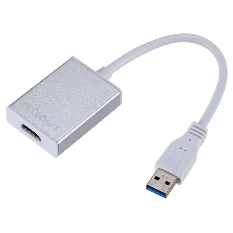 Кабель переходник с USB 3 0 на HDMI аудио и видео для Windows XP/7/8/10 PC 1080P|Компьютерные