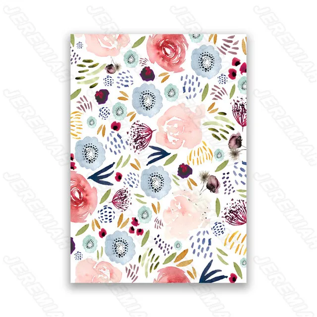 

Hand-Painted Ink Flower Still Life Poster Nordic Style Wall Canvas Canvas Print Painting Modern Living Room Decoration