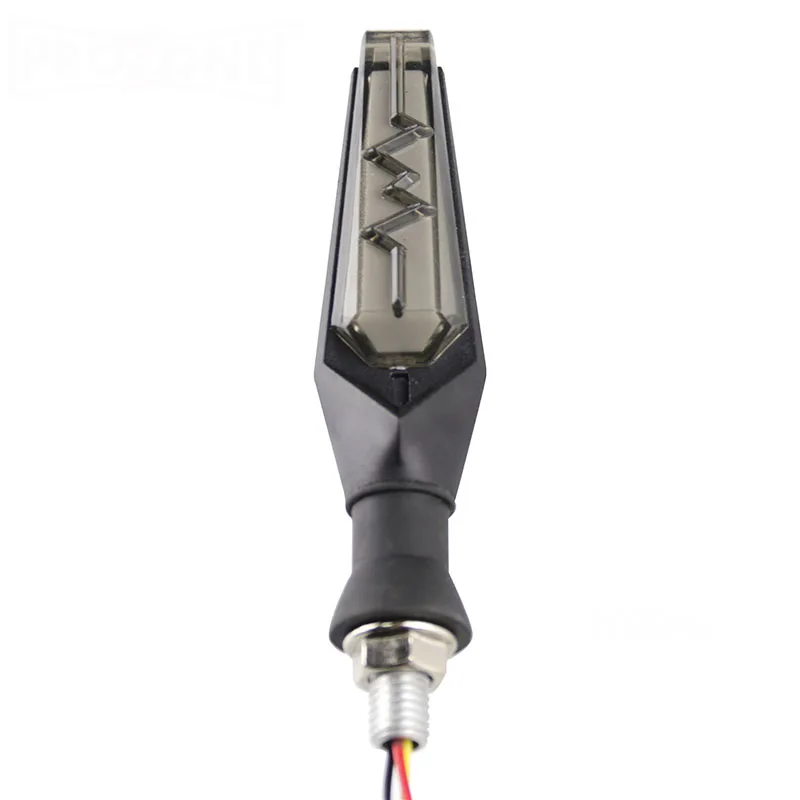 2 шт. модифицированный световой сигнал мотоцикла ЭКГ-Тип течет светодиодный