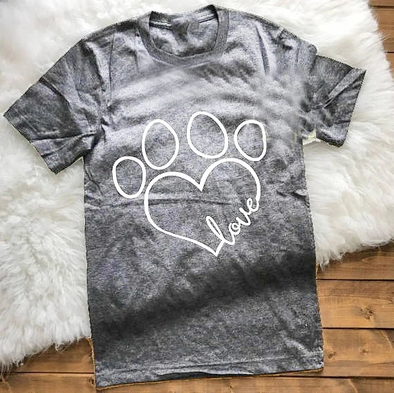 

Футболка с изображением сердца и графической собаки забавная Милая Футболка harajuku kawaii в японском стиле, модный подарок для девочки, гранж, фу...