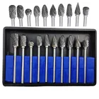 Твердосплавный роторный напильник 10 видов твердосплавного сверла из вольфрамовой стали, электрическая фреза, Шлифовальная головка